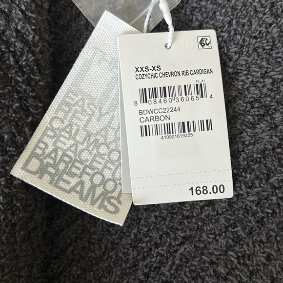NWT Barefoot Dreams cozy chic chevron rib cardigan - Picture 4 of 4